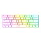 Teclado Mecánico  Redragon Dragonborn White (K630W-RGB RED)