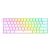 Teclado Mecánico  Redragon Dragonborn White (K630W-RGB RED)